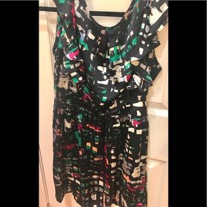 Criss Cross brand multi-colored dress